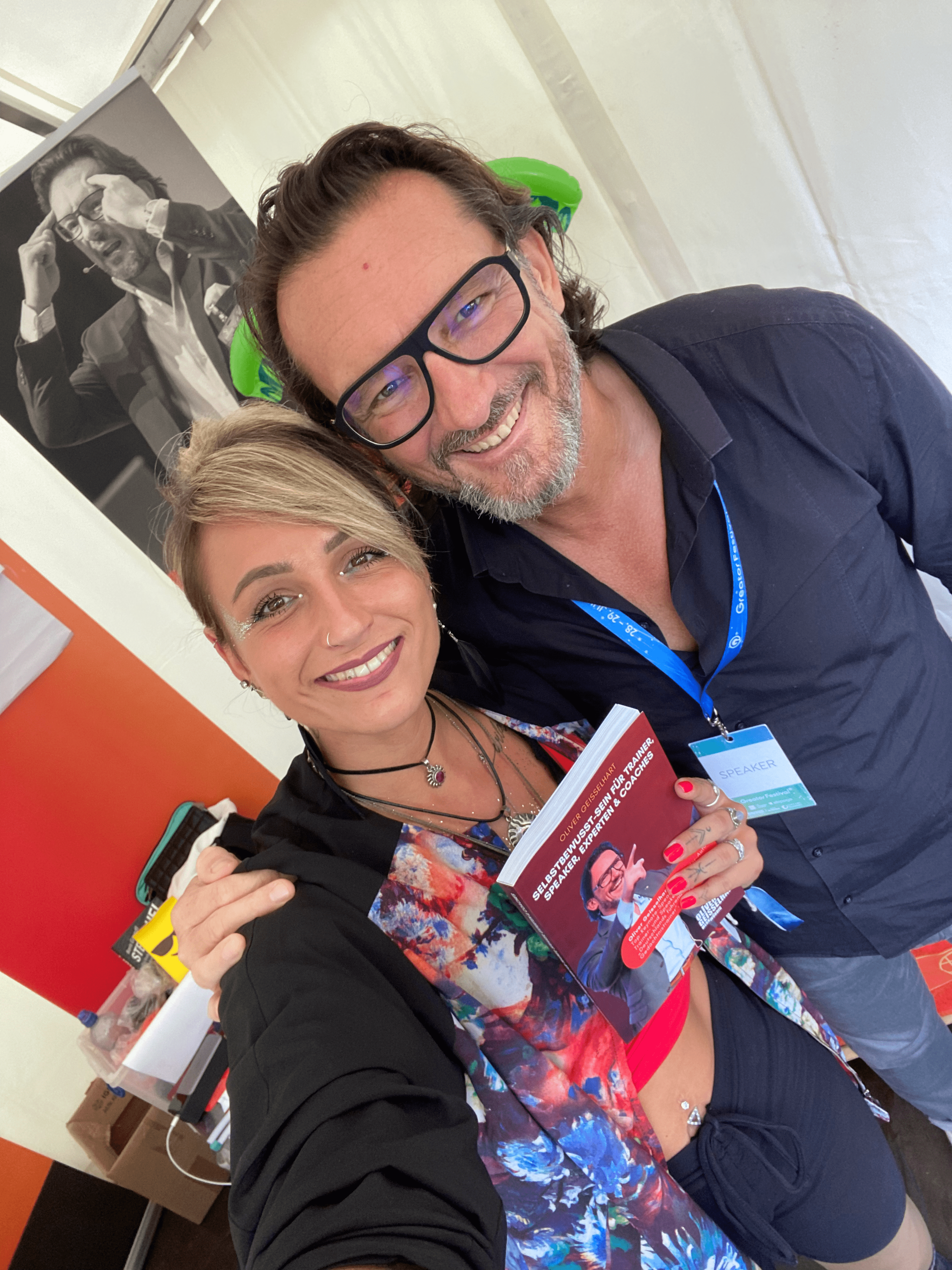 Begegnung mit Oliver Geißelhart auf dem Greator Festival (Business & Persönlichkeitsentwicklungsevent) in Köln 2023